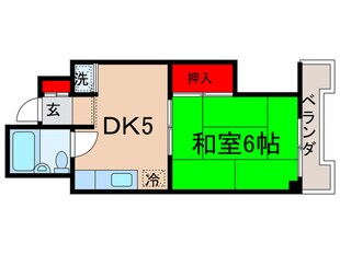 シルクビルの物件間取画像